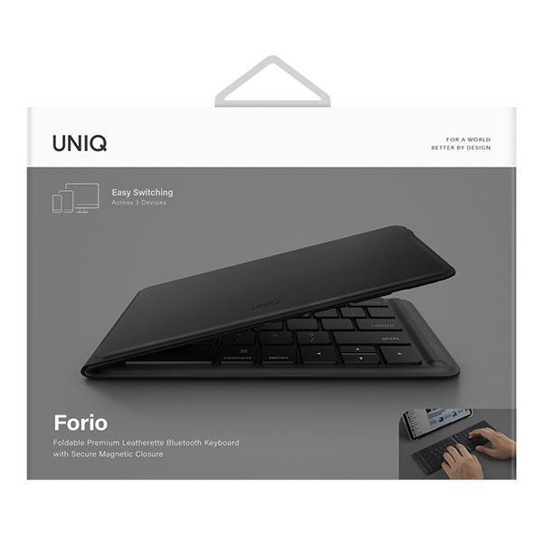 UNIQ Forio Foldable Bluetooth Keyboard Black/Midnight Black