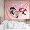 KPop Demon Hunters Print Tapestry, Backdrop, Easy Setup, Ideal for Bedroom, Office & Living Room, with Aesthetic Wall Hanging Decor.