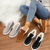 New Large-size Women's Cotton Shoes In the Winter of , New European and American Suede One-pedal Warm Snow Boots for Women