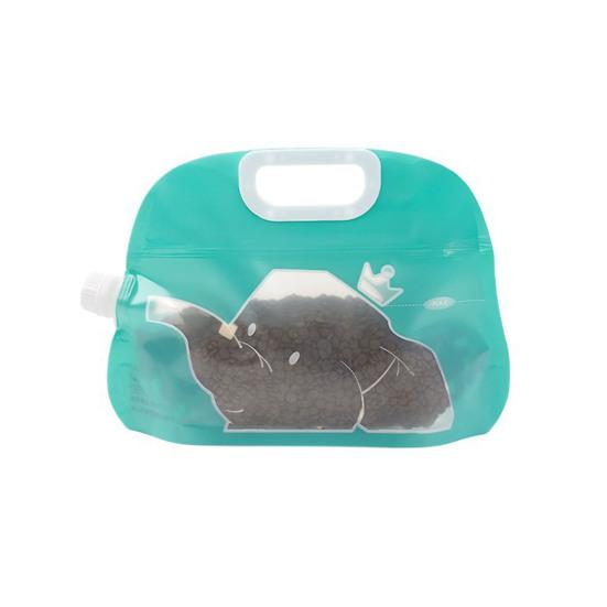 Pet Food Storage Bag Resealable Plastic Storage Bag for Dry Food Snacks Portable Pet Food Sealing Bag for Travel Camping Hiking