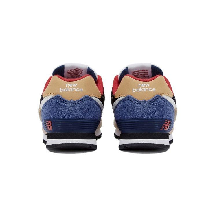 New Balance Comfortable Abrasion Resistant Low top Toddler Shoes Beige Dark Blue Infant And Toddler IV574LC1