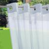 Outdoor Waterproof Sheer Curtains Grommet Indoor Sheer Curtain Garden Drapes Sun Shade Black White Gray Room Home Decor