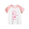 27Home Brand Export Original Children's Clothing Pure Cotton Short-Sleeved T-Shirt Cartoon Print Baby Girl Clothes Summer