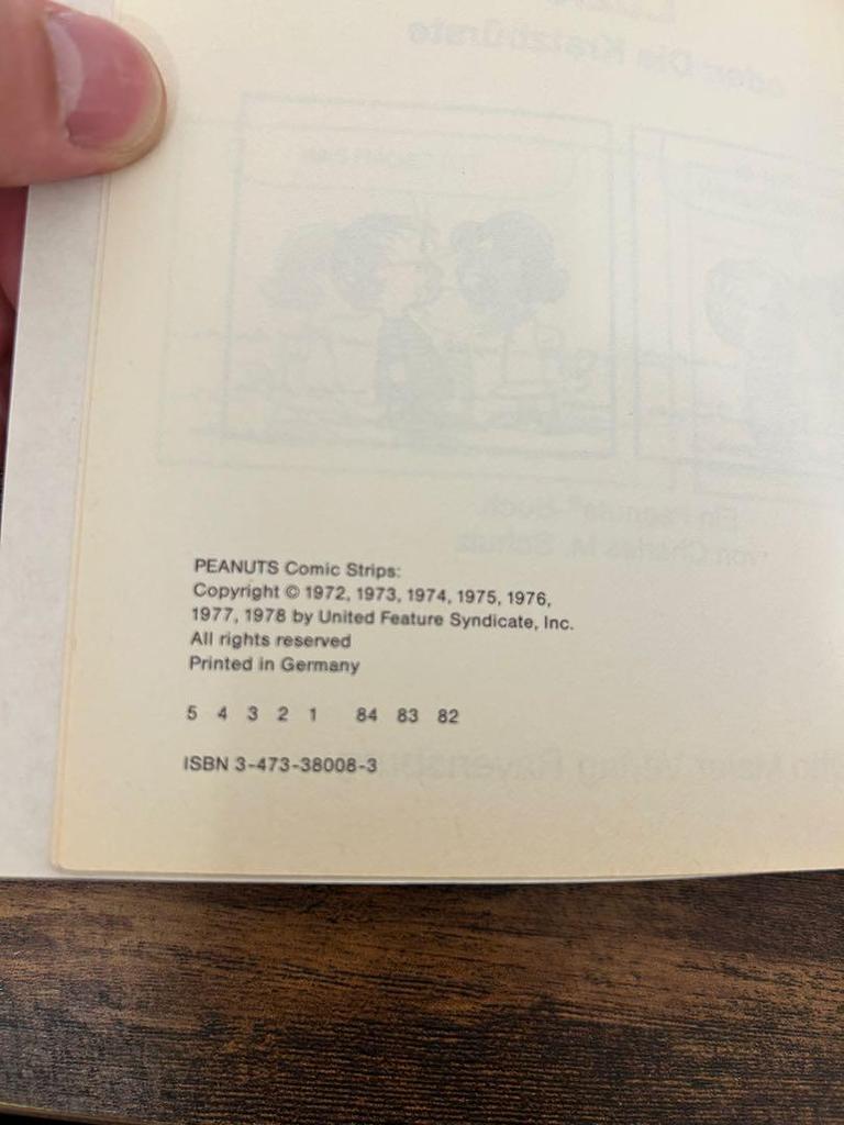 [USED] Snoopy German Books