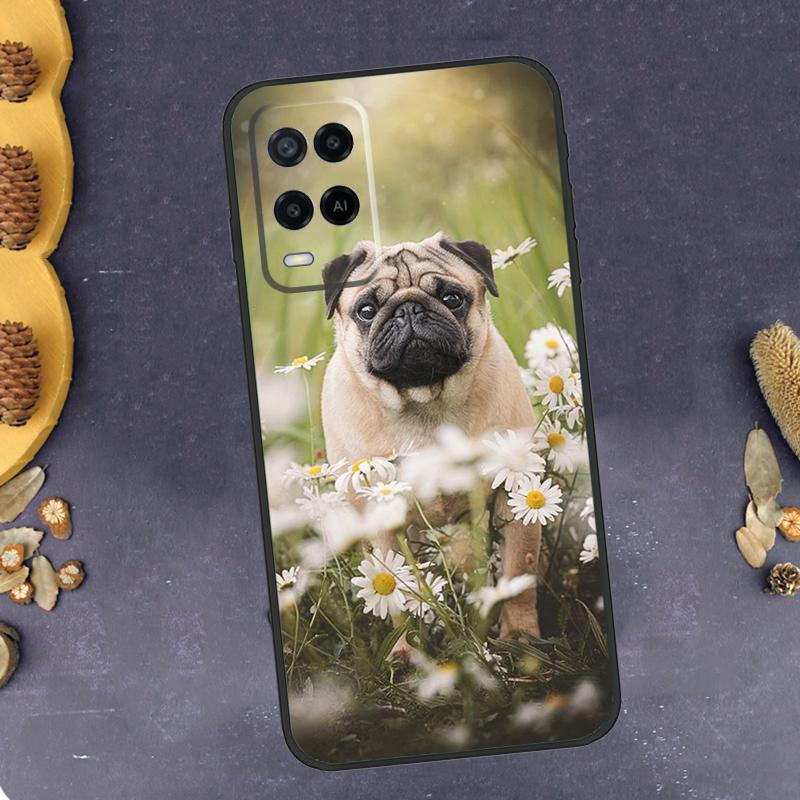 Pug Dog French Bulldog Phone Case For Oppo A96 A16 A76 A78 A58 A18 A38 A98 A17 A77 A80 A40 A60 A74 A94 A54 A15 A57S