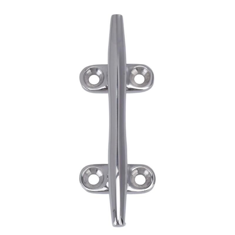 Dock Line Cleat 2 Pack, 316 Stainless Steel Boat Mooring Cleat with Screw Mount Base for Marine Deck Hardware Use