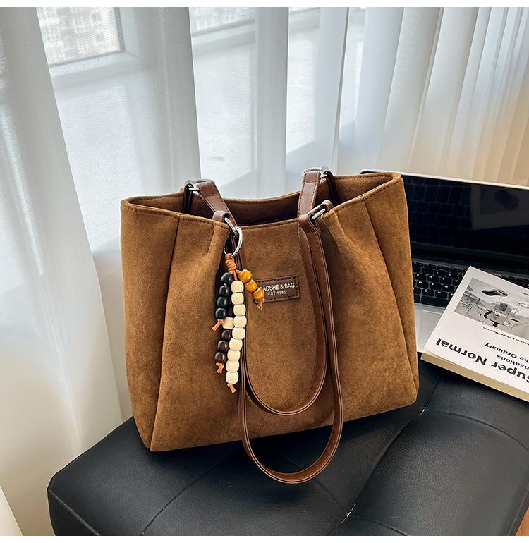 Large Capacity Commuter Bag, Casual Retro Crossbody Bag, College Student's School Tote Bag