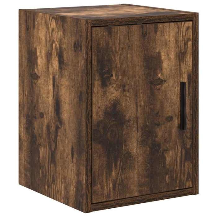 VidaXL Wall-mounted Garage Cabinet Smoked Oak Engineered Wood 860615