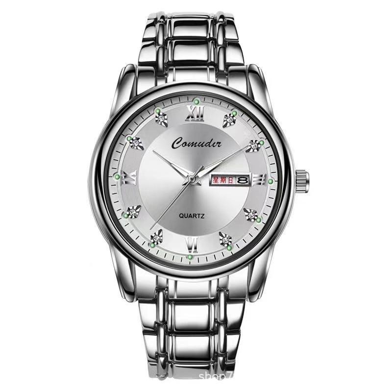 Watch Men's Double Calendar Quartz Watch Business