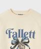 FALLETT Story Logo Secret Sweatshirt Ivory