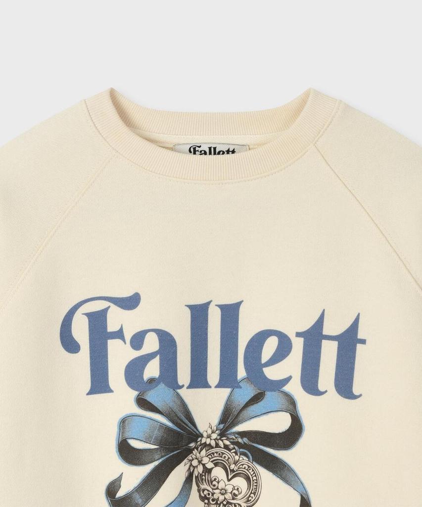 FALLETT Story Logo Secret Sweatshirt Ivory