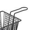 Fryer Basket Iron French Fry Holder Frying Strainer with Handle for Restaurant Home Black