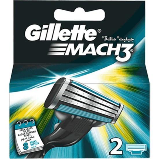 

Gillette Mach 3 лезвия 2 головки