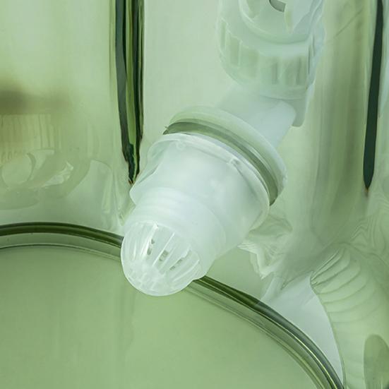 4L Průhledná viditelná studená konvice s kohoutkem Velkokapacitní potravinářský dávkovač na limonádu, džus, nápoje do lednice