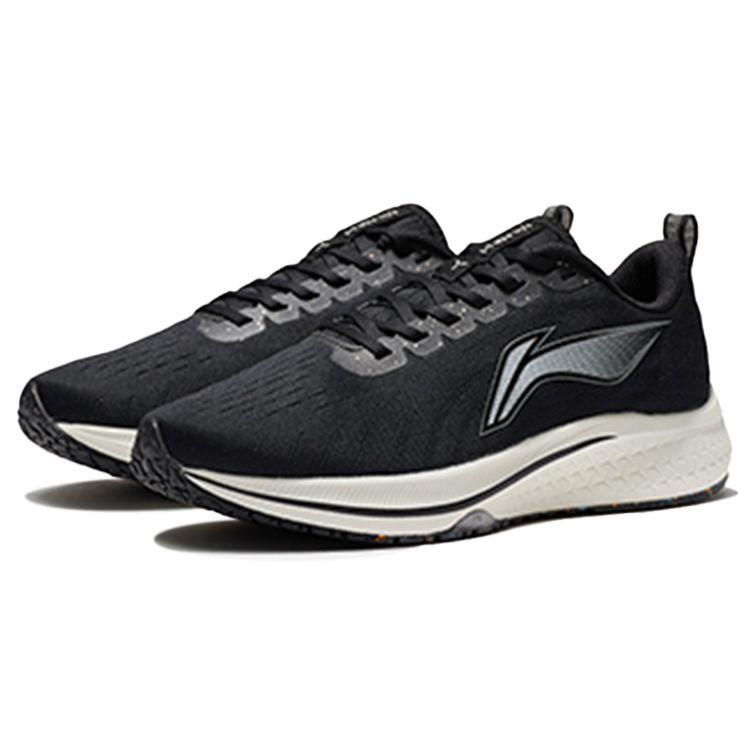 Li Ning Red Rabbit 5 Comfortable Shock Absorption Non-Slip Wear-Resistant Low-Top Running Shoes Women Running Shoes Black Gray ARMS010-3