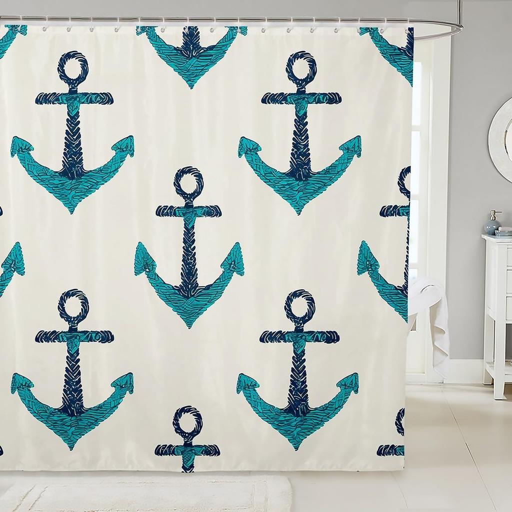 Ocean Wave Shower Curtain Japanese Hokusai Bathroom Shower Curtain Sets for Young Vintage Abstract Sea Waves Fabric Shower