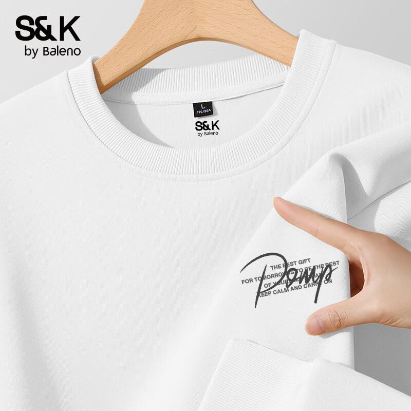 Baleno Men's S&K Series JPB Letter Print Pullover Sweatshirt