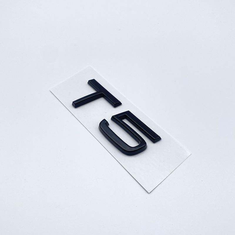 3D Car Styling Chrome Glossy Black Sticker Tail Emblem Rear Decal Letters Logo Badge For Volvo B3 B4 B5 B6 T4 T5 T6 T8