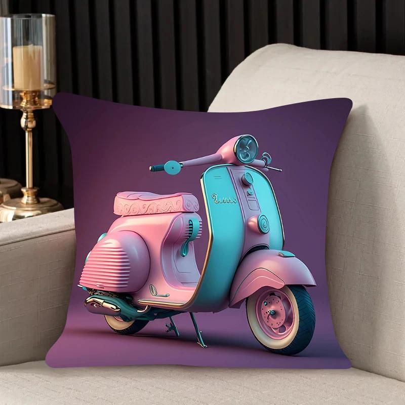 

Наволочка для электромобиля, двухсторонний принт, чехол для диванной подушки, подголовник, спинка, чехол для подушки на стул, модный индивидуальный подарок 30x30cm