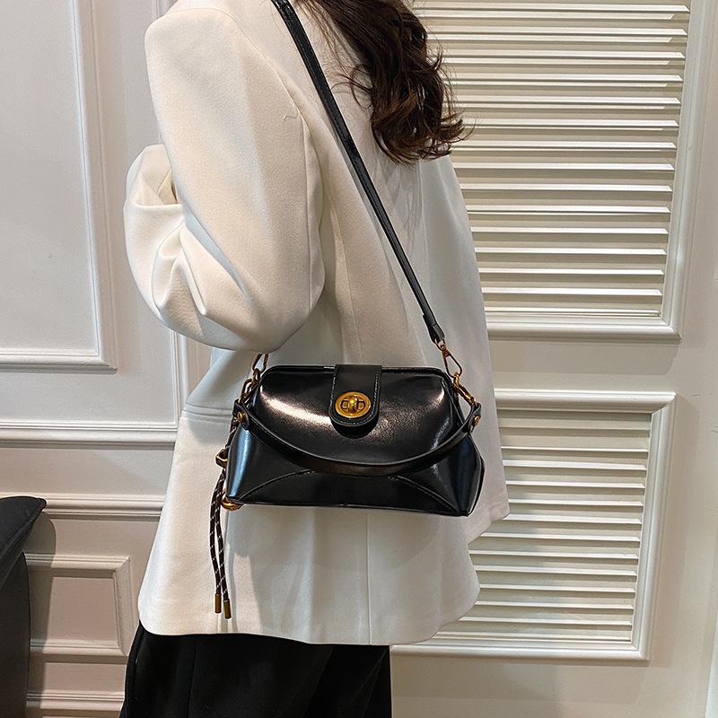 Small Square Bag Women's 2025 New Autumn and Winter Portable Shoulder Messenger Bag Fashion Trend Exquisite Women's Bag