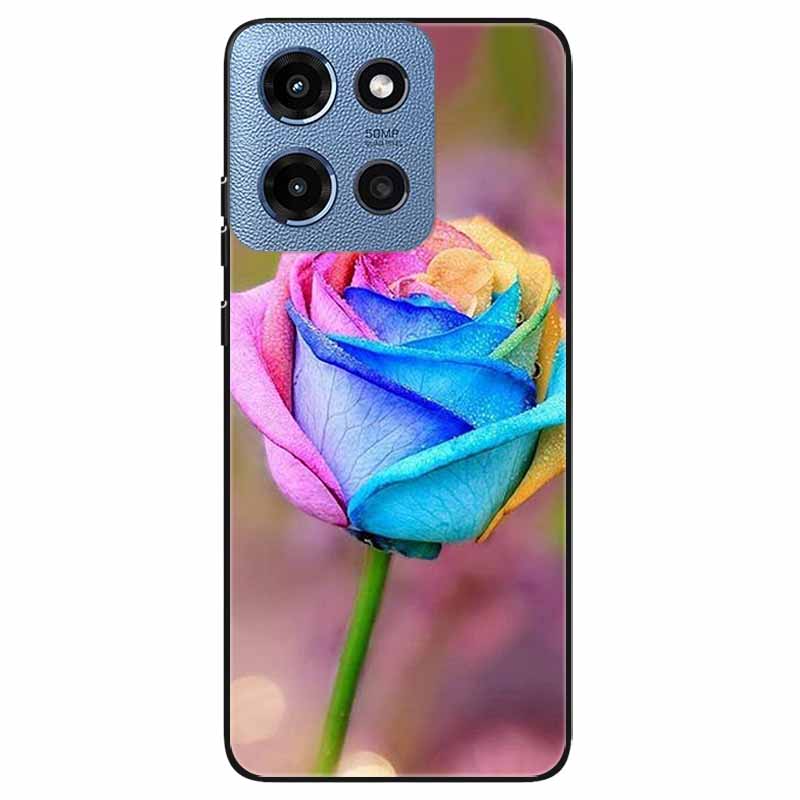Phone Cases for Moto G 2025 5G Case Flowers Printing Silicone TPU Soft Covers for Motorola Moto G 2025 Back Shell For Moto G 5G