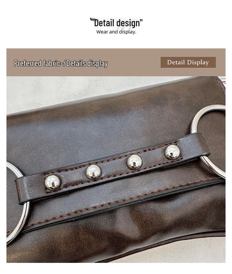 Autumn 2025 Korean Fashion Women's Versatile Underarm Shoulder Bag - Trendy Hand-held Small Square Bag