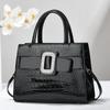 Large Capacity Patent Leather Women's Bag 2024 Luxury Women's Handbag Shoulder Tote Bag Designer Elegant Ladies Crossbody Bag
