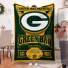 Green Bay Packers Logo Decke Outdoor Flanelldecke für Camping, Wandern, Gartenpartys, Picknick-Zubehör, Geschenk für Familie und Freunde