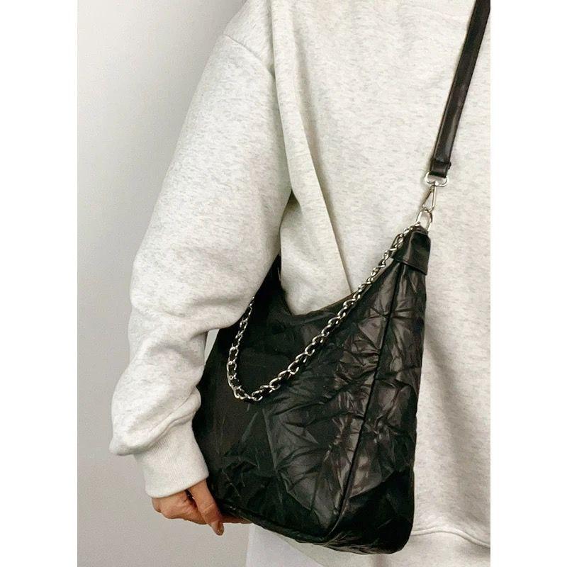 Casual Messenger Bag Women'S Fashion Korean Tote Bag Versatile Chain Shoulder Armpit Bag