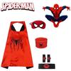 Spider-man Heldenumhang und Maske Halloween Cartoon Anime Launcher Handschuh Uhr Set