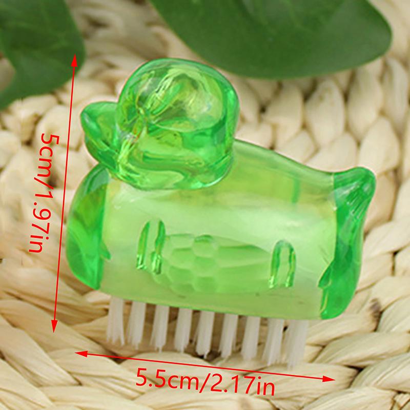 Gyvūno nagų šepetėlis Nagų dailė Manikiūras Pedikiūras Minkštas Pašalinti Dulkes Plastikinis Valymas Nagų Šepetėliai Dildė Apykaklės Šepetėlis Įrankių Rinkinys Salonas