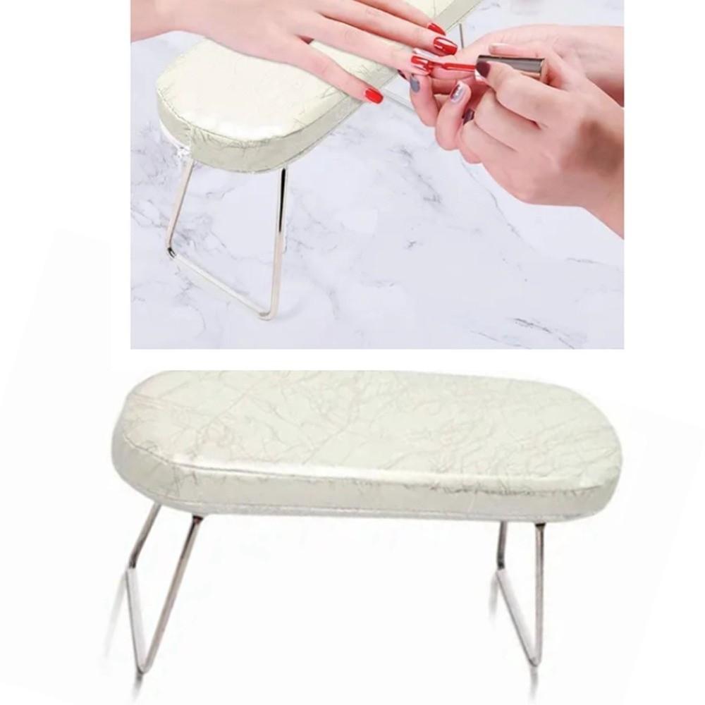Non-Slip Cushion Nail Arm Rest Foldable Holder Nail Art Accessories Nail Hand Rest For Nail Salon