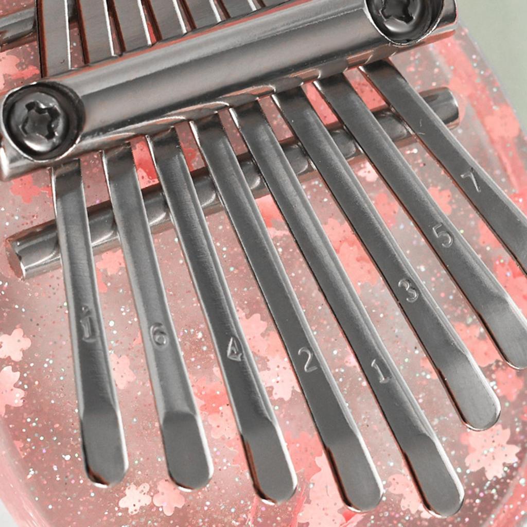 8-Key Finger Thumb Piano Mini Kalimba Portable Finger Piano For Adults And Children Kalimba Musical Instrument Gift Mini Pendant