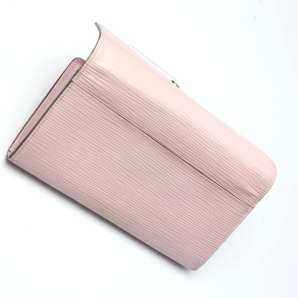 LOUIS VUITTON Wallert Sarah M61216 Long Wallet purse Epi Leather Rose valerine Used