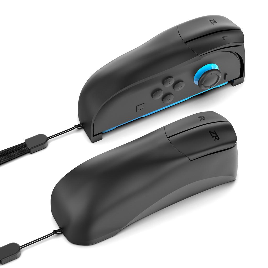 2 Pack Gaming Controller Mouse for Switch 2 Grips with Bracelet, Mini Portable Mice Game Accessories for Switch 2