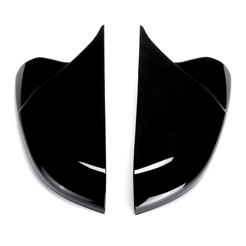 Honda Accord Carbon Fiber Pattern Rearview Mirror Cover - Glossy Black Finish