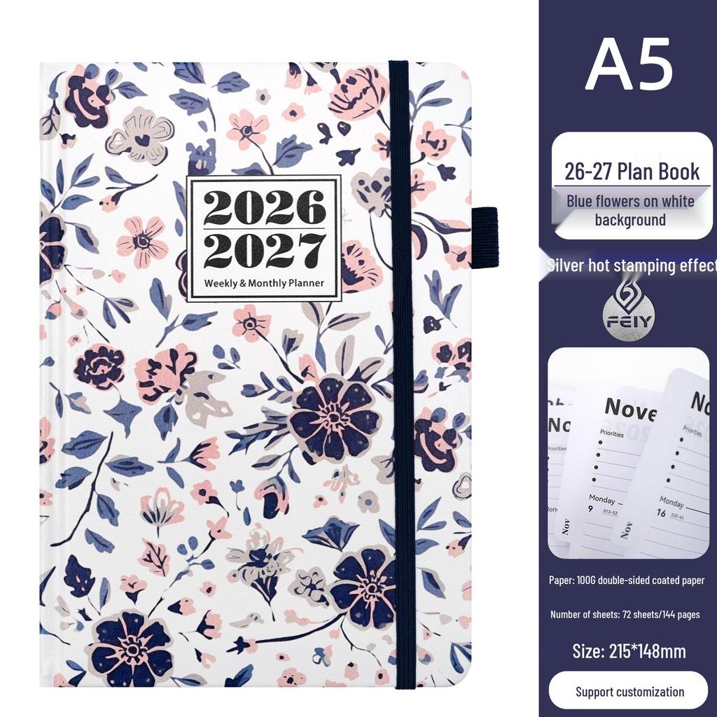 26-27 Planner with Letter Markers: English Efficiency Notebook