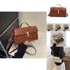 Stylish Vintage Shoulder Crossbody Bag In Black Cream Brown Stylish Pu Material