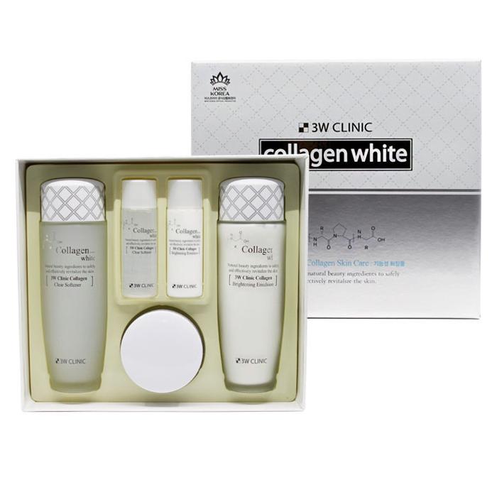 Kollagén fehérítő bőrápoló 3 féle (Toner+Emulzió+krém) SET Termék Korea Cosmetics