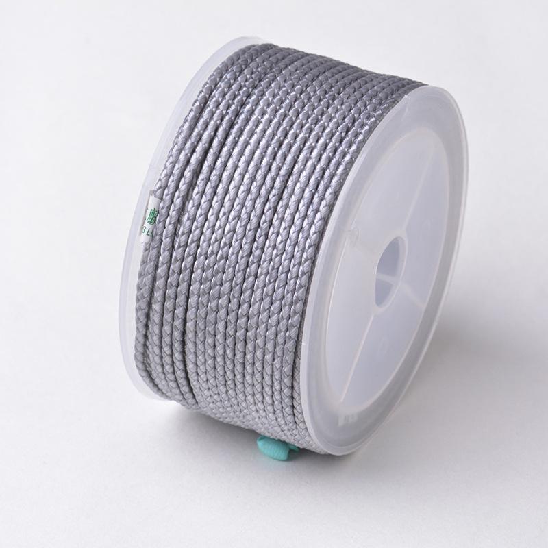 Jade Thread Woven Bracelet/Necklace: DIY Dragon Scale Pendant Lanyard, 3mm Jewelry Rope