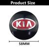 4pcs 58mm Car Wheel Center Cover Hub Caps Cover for KIA SportageK2 K3 K5 K7 RIO Sorento Forte Soul Ceed Cerato Optima Oprius GO9