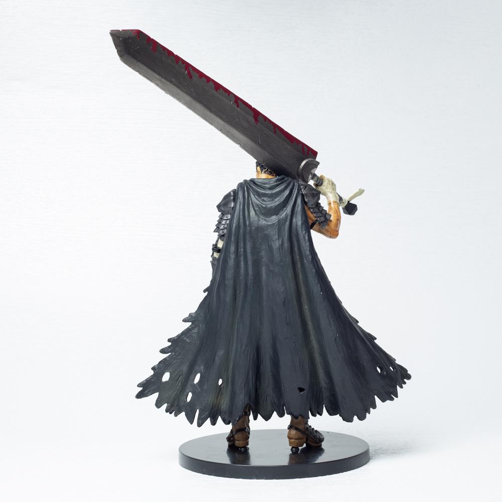 Berserk Guts Black Swordsman SH PVC Action Figure Anime Guts Figure Model Toys Collection Kids Doll Gift