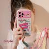 Water Gun Girl Is Suitable for Iphone14 IPhone 12  Phone Case 13 Pro Max  Pink Bracelet 16 All Inclusive 15  Huawei