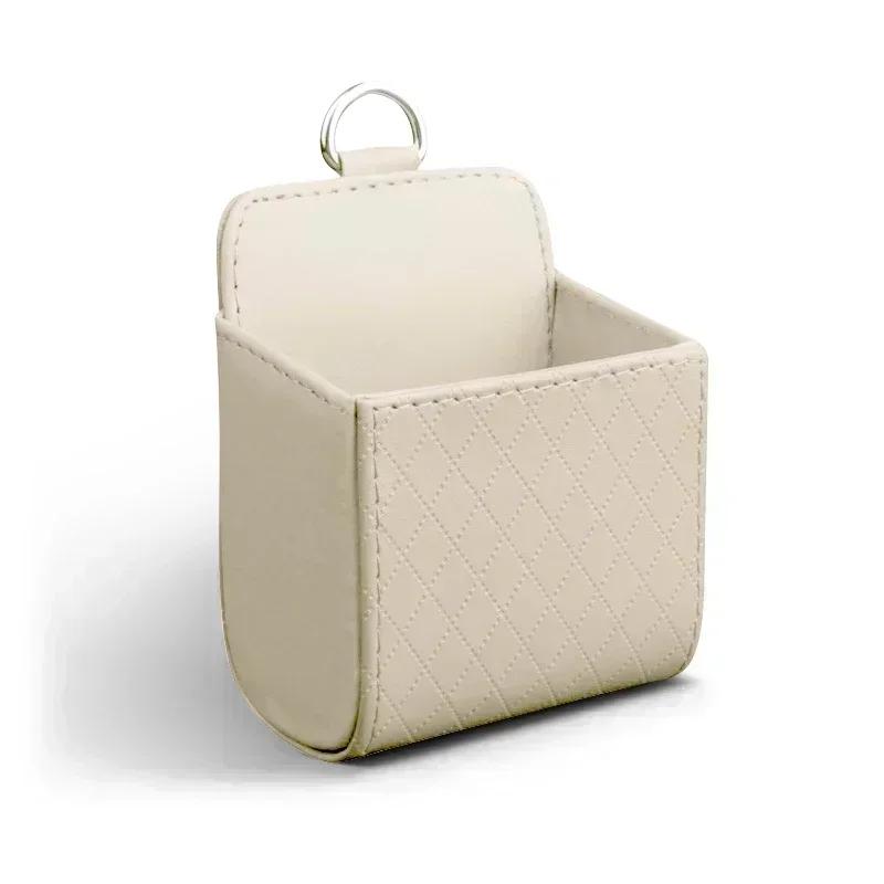 Car Interior Storage Bag Air Outlet Debris Bag Hanging Organizer Box For Toyota Chr Corolla Yaris Rav4 E150 E120 Land Cruiser