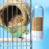 Vogelwassertränke Futterspender Tränke mit Clip Haustier Vogelzubehör Spenderflasche Trinkbecher Schüsseln für Haustier Papageienkäfig