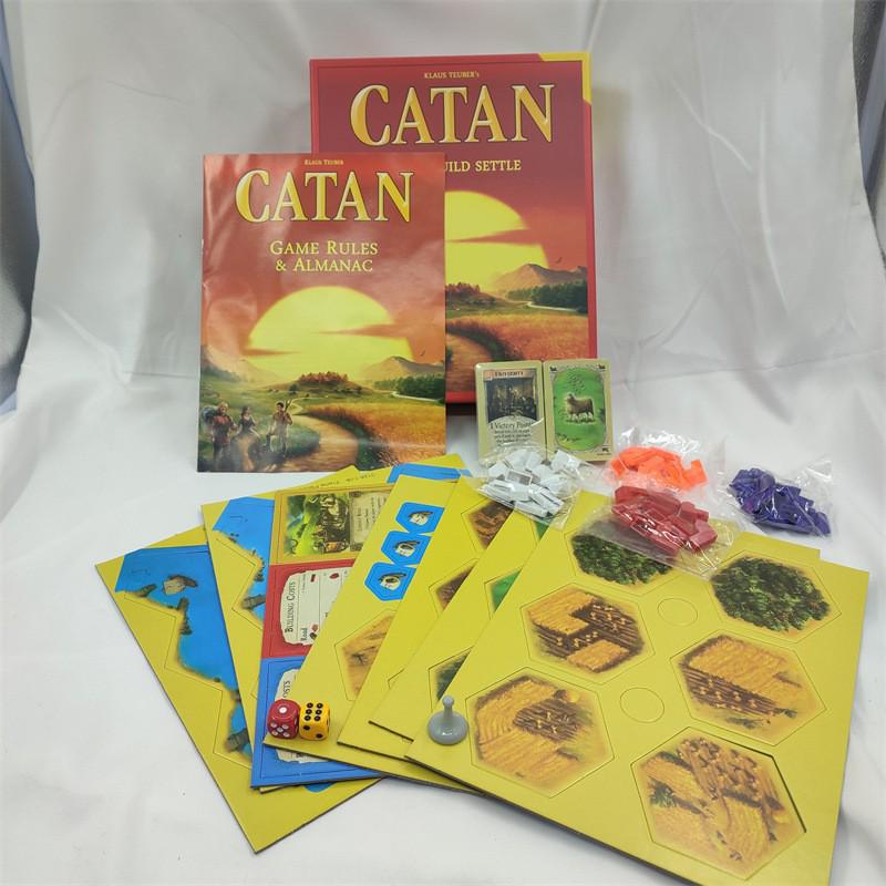 Kaart Puzzel: Catan Eiland Bordspel - Engelse Versie voor Volwassenen & Kinderen