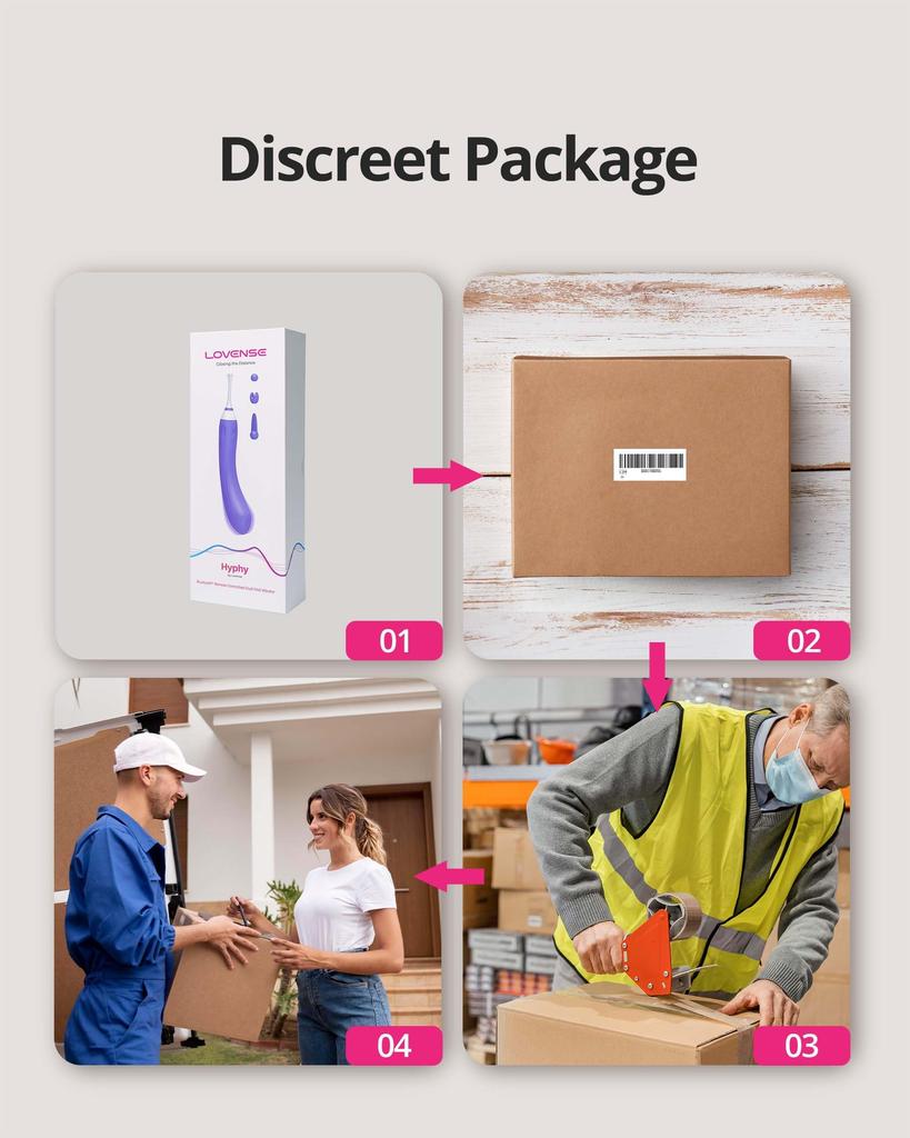 LOVENSE Hyphy High Speed Vibrator for and Smartphone Remote Music Distance Solo Collaborative Japanese App Year Nipples, G-Spot, Clitoris, Control,