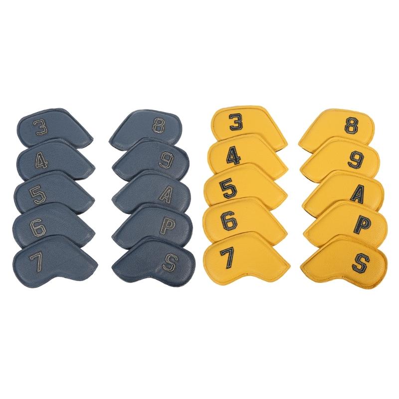 10Pcs Golfs Head Protective Cover for Drivers Golfs Head Cover Putter Protective Guard Golfs Iron Headcover Club Cover