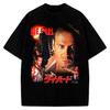 Die Hard Movie Bruce Willis John McClane Vintage Style Graphic Design T-Shirt