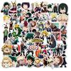 50 Unidades My Hero Academia Japão Anime Adesivos Para DIY Skate Guitarra Laptop